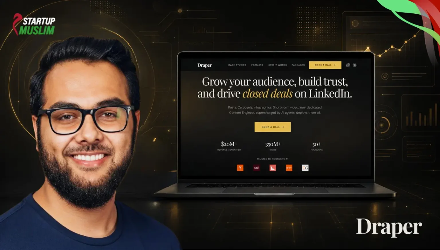 He Left KPMG To Ghostwrite For CEOs. Now His Agency Has Driven 350 Million LinkedIn Views By Betting Against “AI Slop.”
