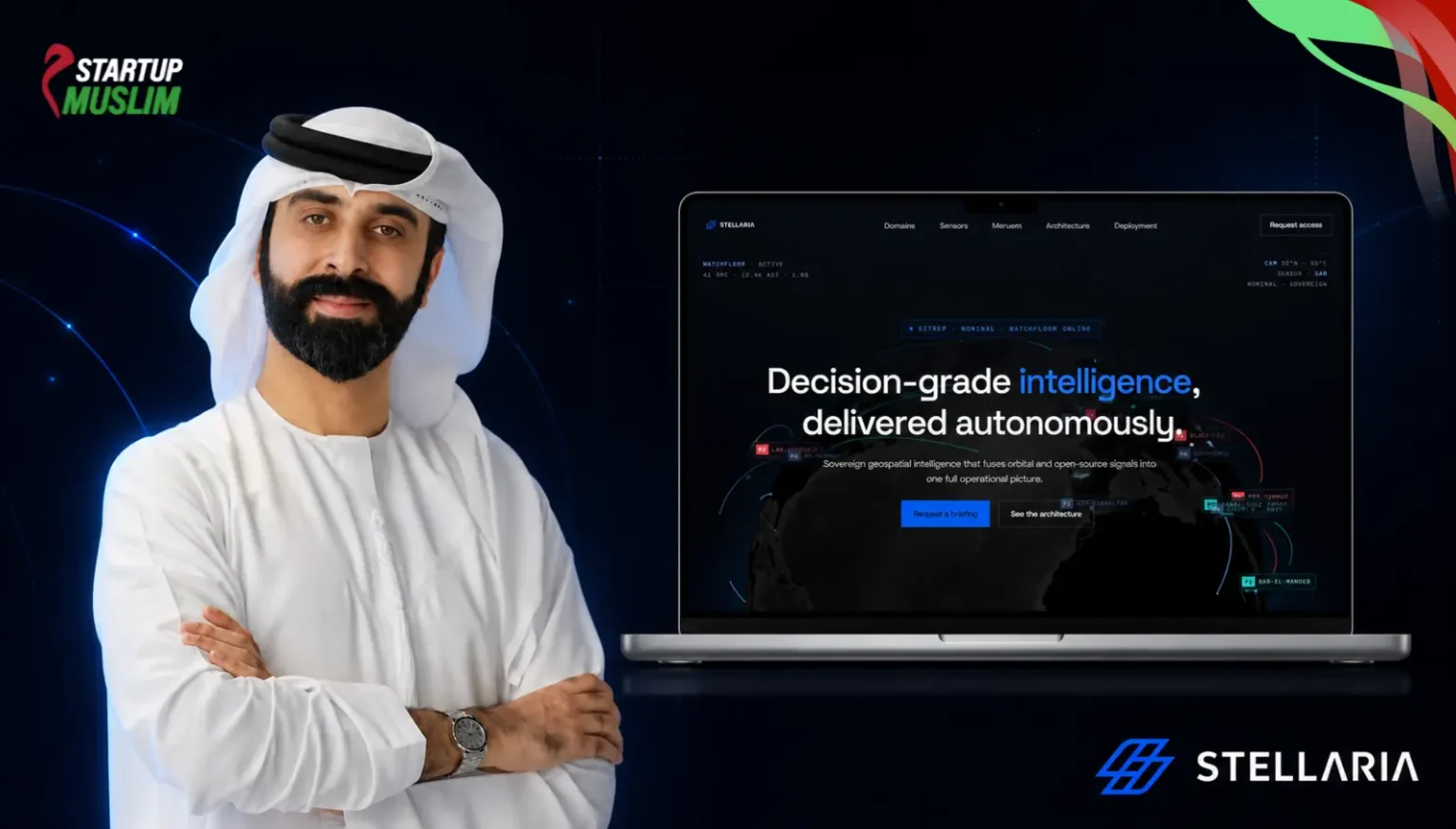 UAE’s Stellaria Raises $6.8 Million Seed Round at $114.4 Million Valuation to Scale AI-Powered Geospatial Intelligence