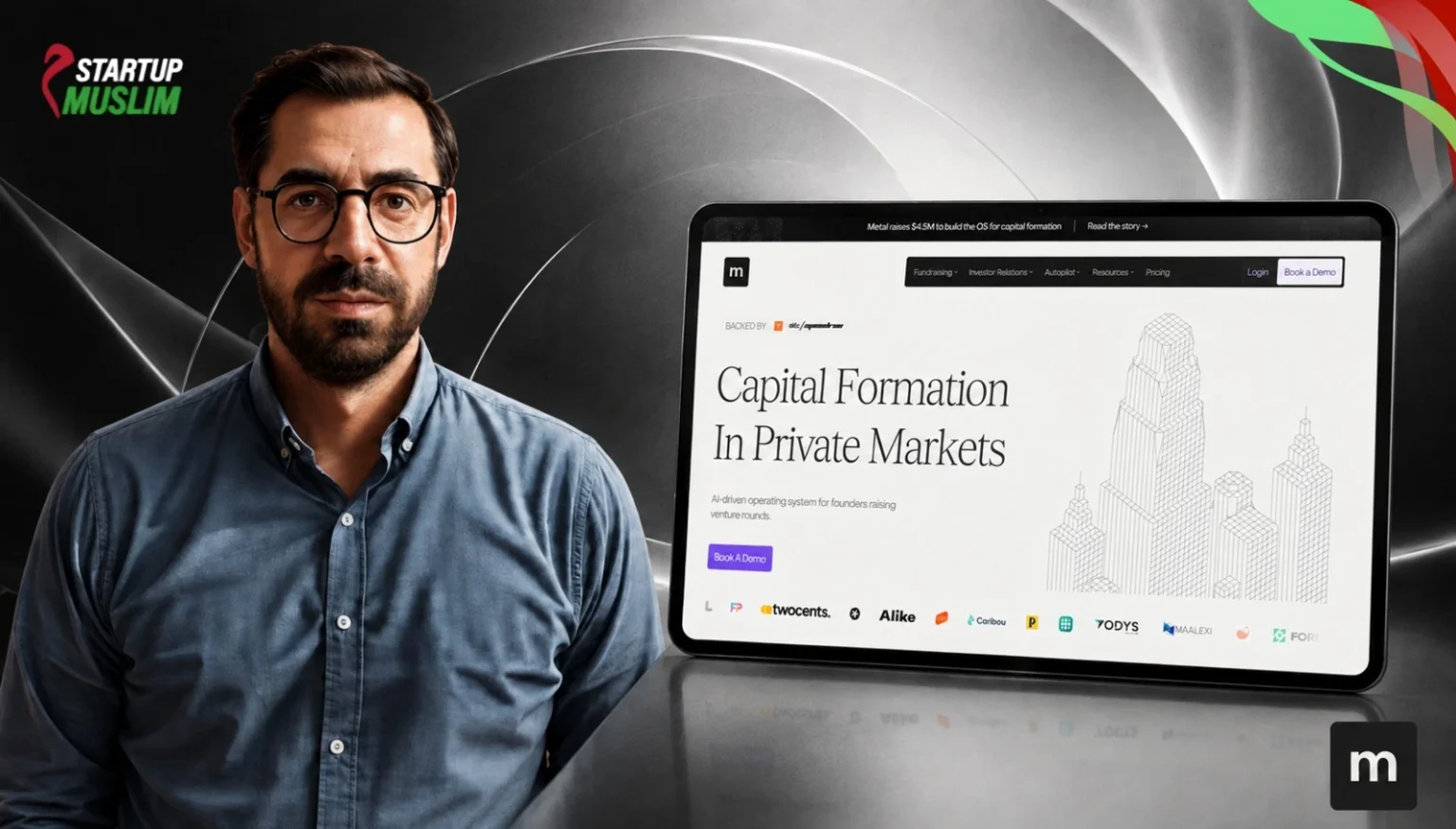 Usman Gul, founder and CEO of Metal, following the AI startup’s $4.5 million Seed funding round