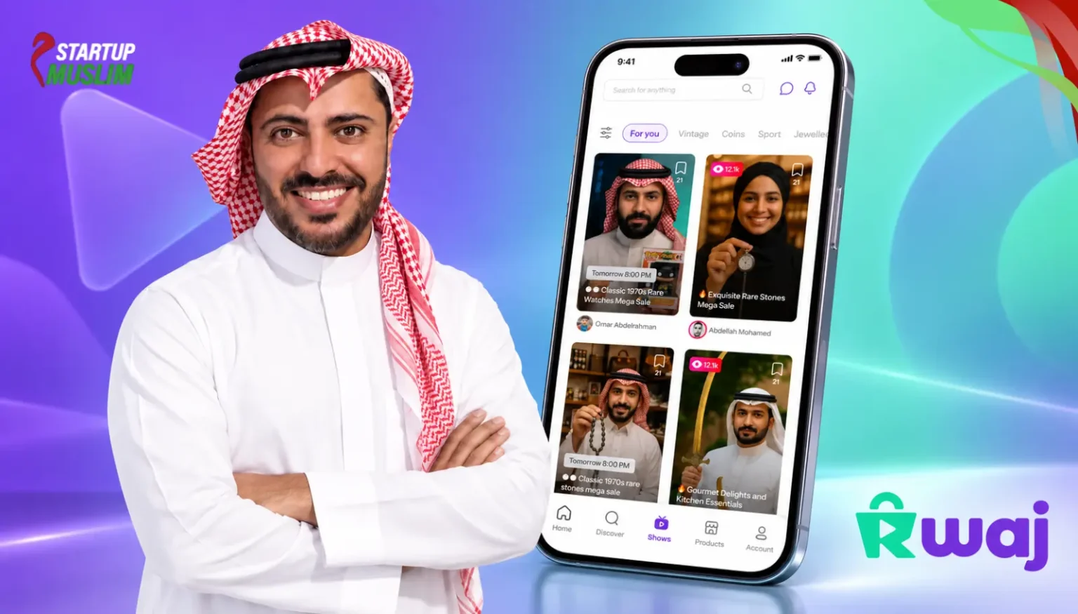 Rwaj Raises $1.2 Million To Build The Middle East’s Live Shopping And Auction Marketplace