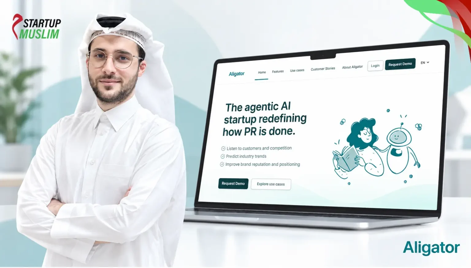 Qatar’s Aligator Raises $1.2M to Build an AI Workforce for Public Relations