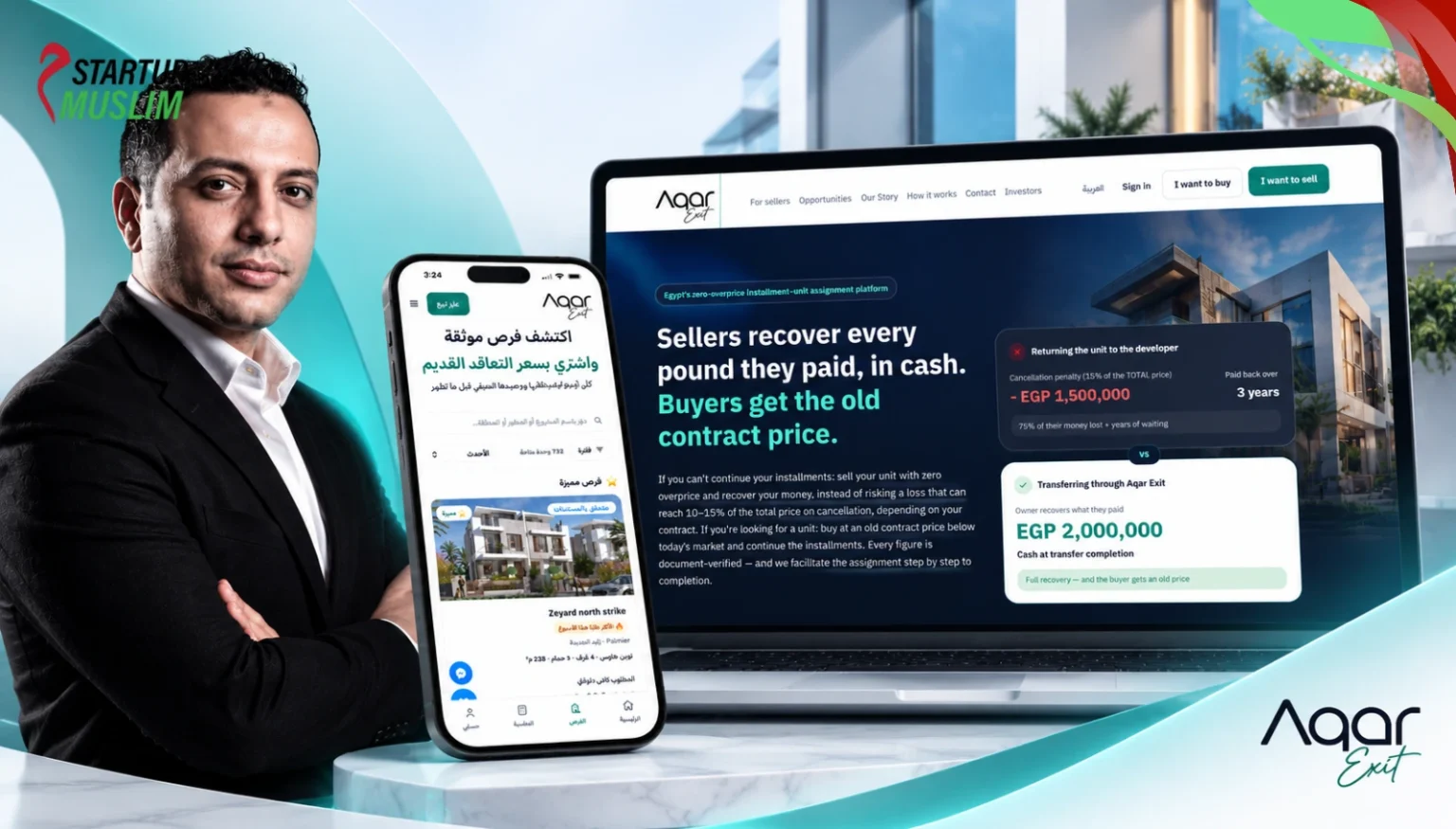 Egyptian Proptech Startup Aqar Exit Secures $200,000 Investment at $2 Million Valuation